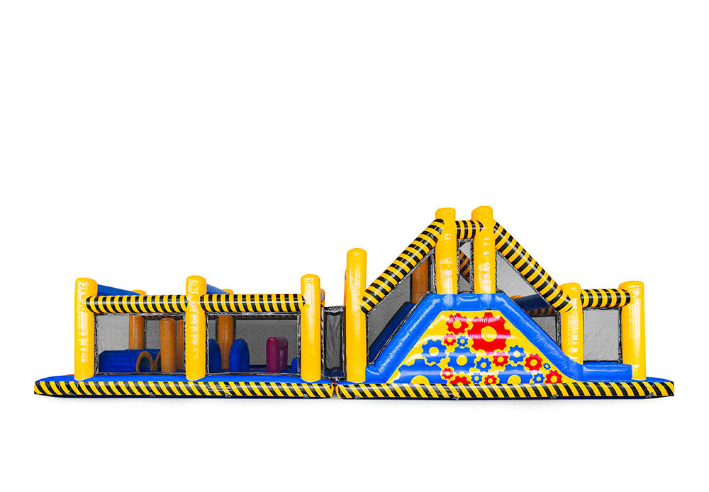 Order inflatable Qui Vive obstacle course for both young and old. Buy inflatable obstacle courses online now at JB Promotions UK